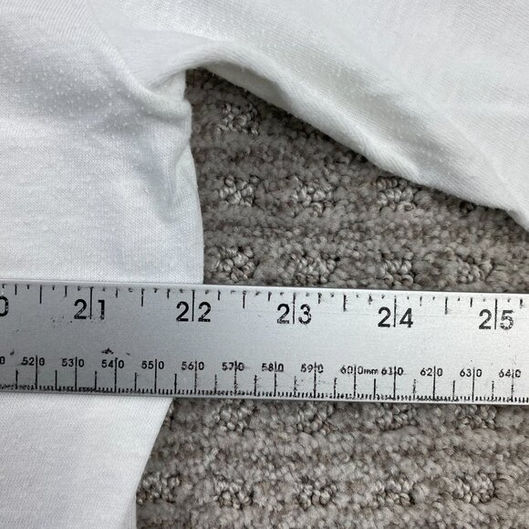 Vintage Stedman Made in USA Polo Shirt Men XL White Polo Classic Hawaii 80s - Picture 9 of 10